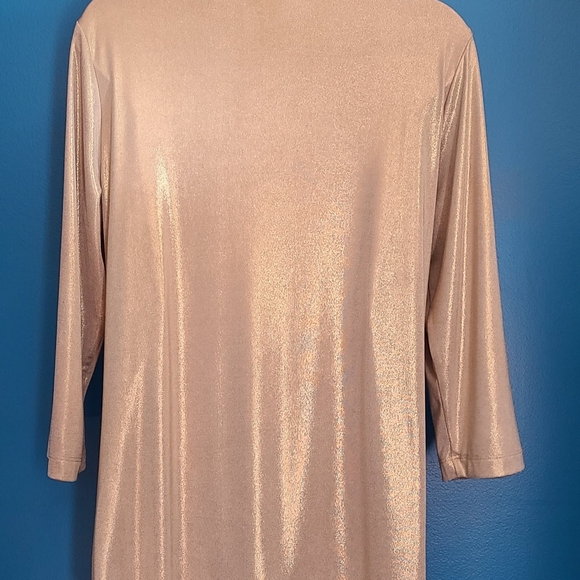Gold Chico's Top' size 1 - Picture 3 of 9